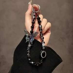 NWT - Butterfly and Dark Crystal Phone Lanyard